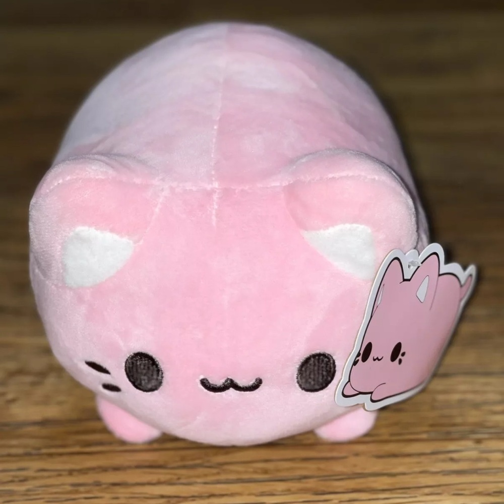 Meowchi Cat Strawberry Pink Plush Tasty Peach Aurora NWT